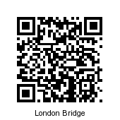 QR Code to map of London Bridge