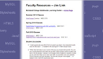 Richland College Faculty Pages